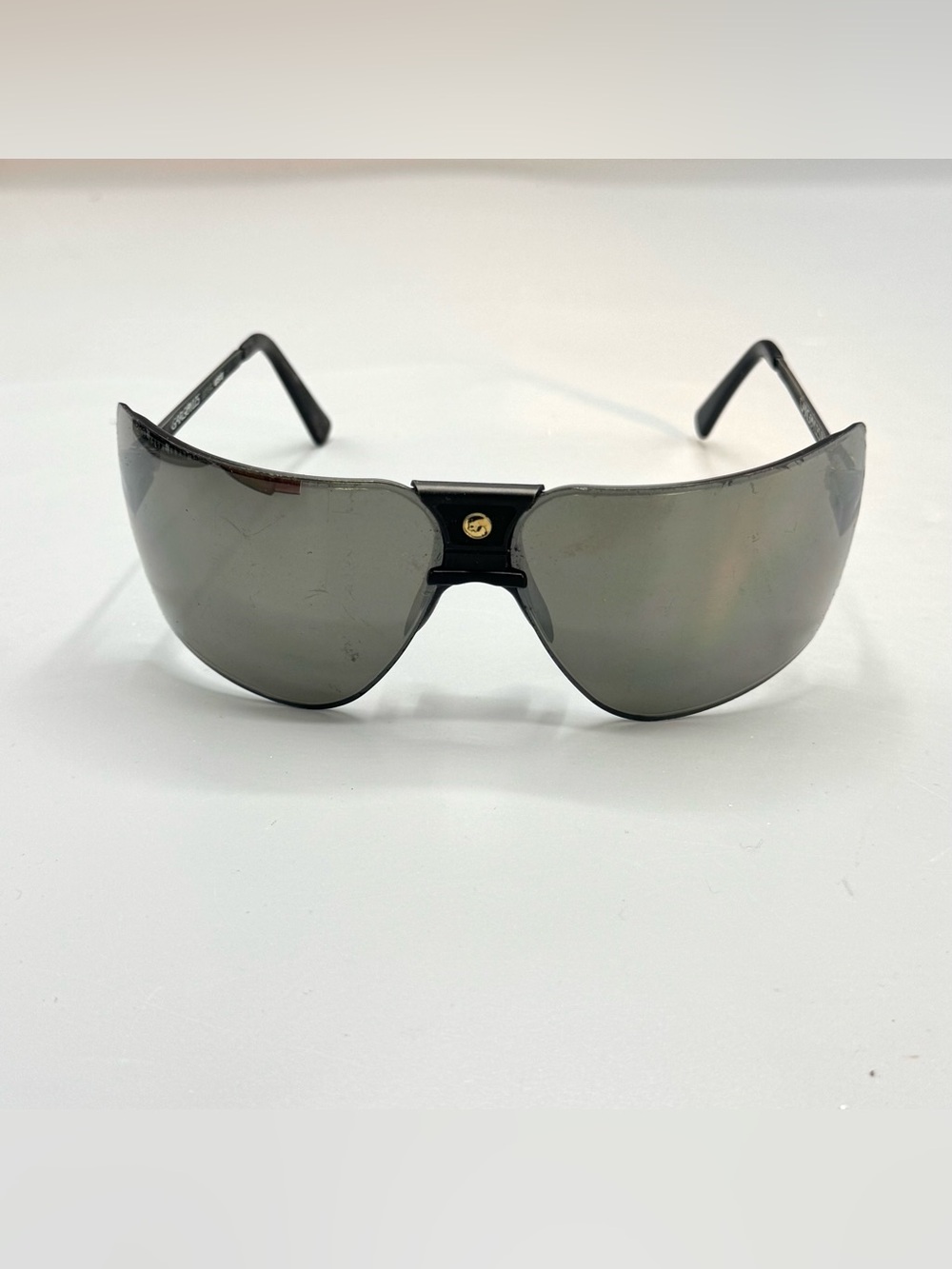 VTG GARGOYLES Classic Sunglasses 85mm Black Terminator Arnold Box Receipt 1992